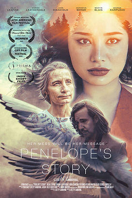 Lisetty Sandoval directing on set during the production of PENELOPE'S STORY