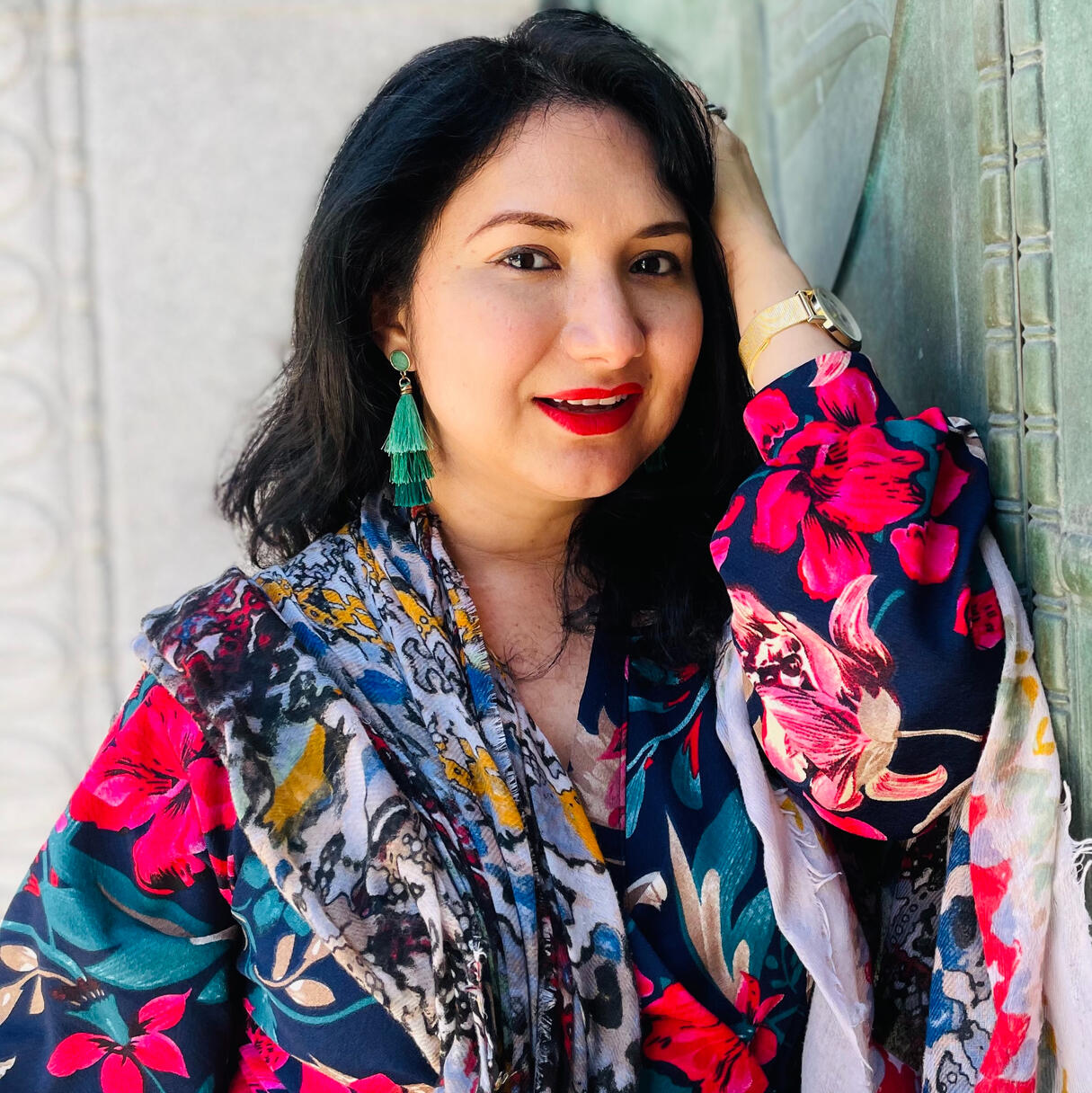 Lisetty Sandoval, Ecuadorian-Canadian filmmaker, on set of her award-winning debut feature, Penelope’s Story